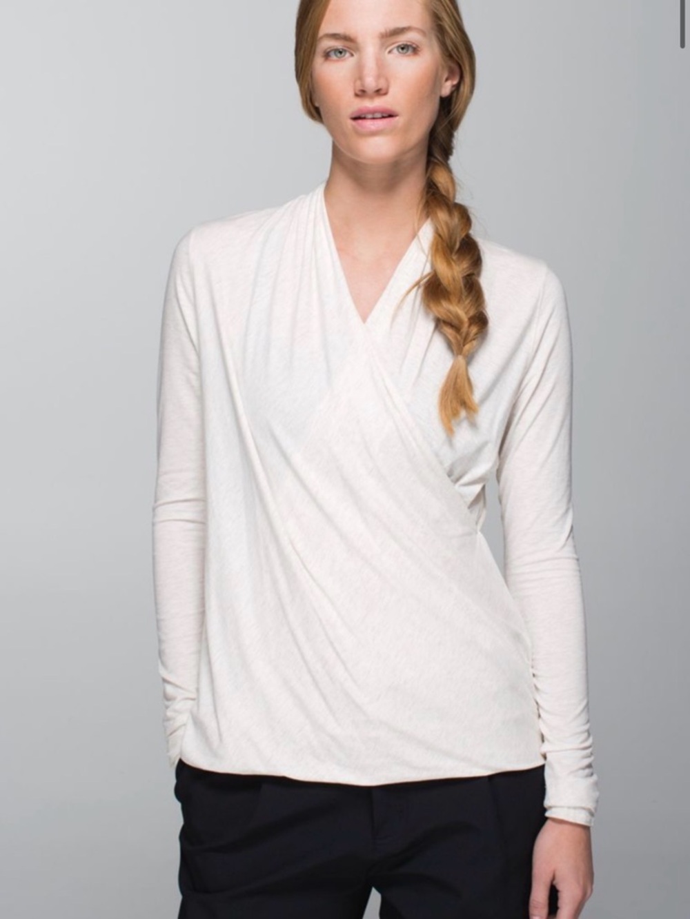 lululemon athletica Wrap Long-Sleeve Top